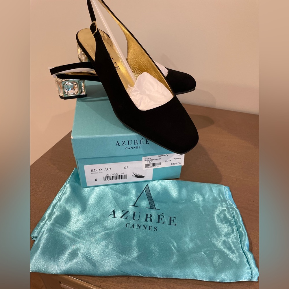 Azuree black heels